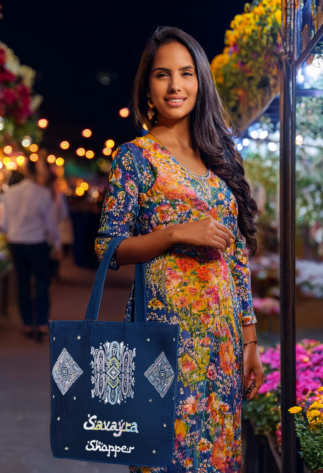 Bano Denim Shopper Bag